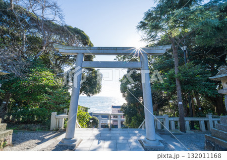 「茨城県」大洗磯前神社の風景 132011168