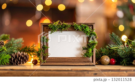 Moss Wreath on Frame Moss Wreath on Frame 132011528