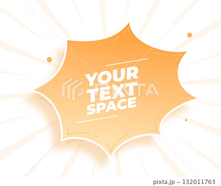 cartoon style message explosion box background with text space cartoon style message explosion box background with text space 132011763