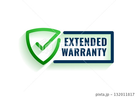extended warranty safety tag with shield badge sign extended warranty safety tag with shield badge sign 132011817