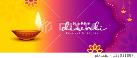 happy diwali greeting wallpaper with glowing diya happy diwali greeting wallpaper with glowing diya 132011897