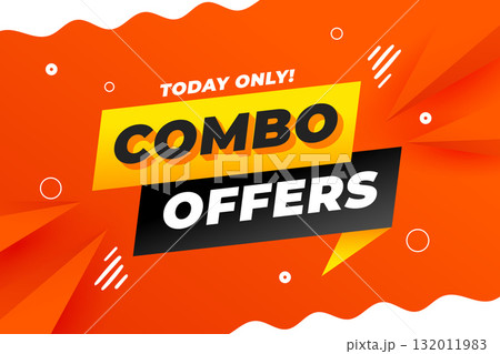 modern combo sale offer backdrop for business marketing modern combo sale offer backdrop for business marketing 132011983