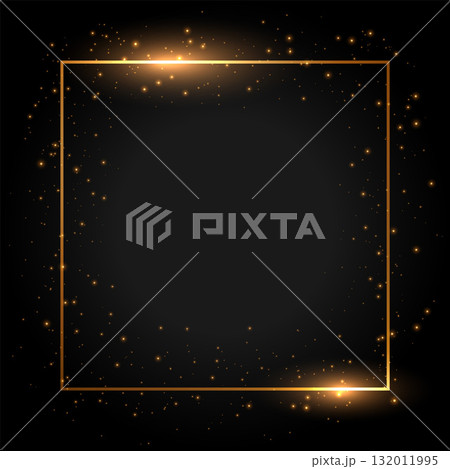 nice golden empty frame background with shiny light effect nice golden empty frame background with shiny light effect 132011995