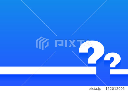 paper style question mark symbol background with copyspace 132012003