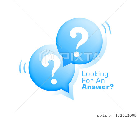 question mark sign concept background with speech bubble 132012009