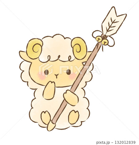 十二支　ひつじさん 132012839