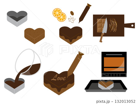 チョコレートケーキを作る 132013052