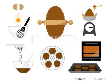 クッキーを作る クッキーを作る 132013057
