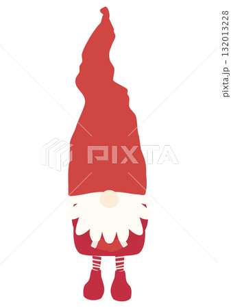 北欧の妖精トムテのクリスマス用ベクターイラスト 北欧の妖精トムテのクリスマス用ベクターイラスト 132013228