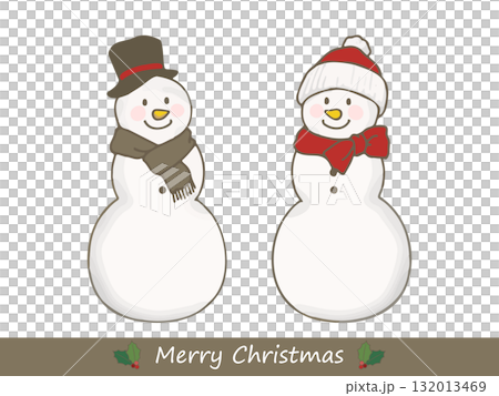 手繪自然雪人插畫素材集 手繪自然雪人插畫素材集 132013469