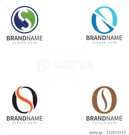 S OS SO logo design vector template S OS SO logo design vector template 132013533