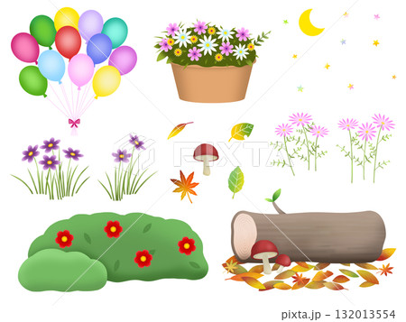 自然の素材セット 自然の素材セット 132013554