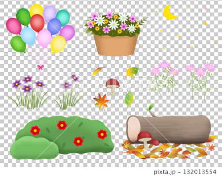 自然の素材セット 自然の素材セット 132013554