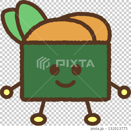 手繪人物圖示海膽 手繪人物圖示海膽 132013775