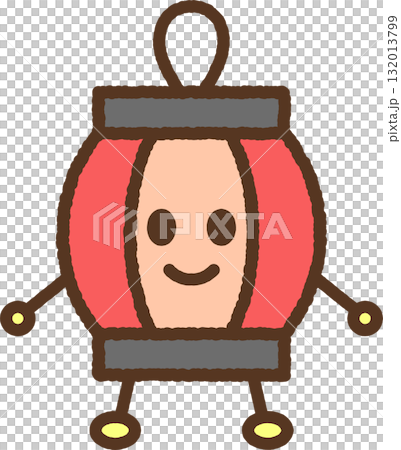 Hand-drawn character icon: Lantern 132013799