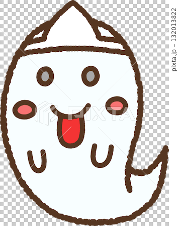 戴著皇冠的鬼魂角色 132013822