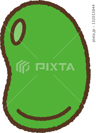 シンプルなそら豆のアイコン シンプルなそら豆のアイコン 132013844