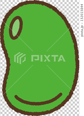 シンプルなそら豆のアイコン シンプルなそら豆のアイコン 132013844