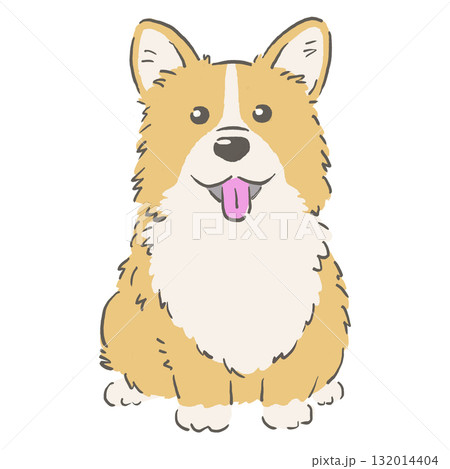 おすわりコーギー 132014404