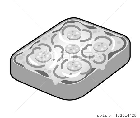 ピザトーストのアイコン 132014429