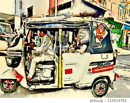 Peaceful TUKTUK Ride in Phnom Penh, Cambodia|Smile Peaceful TUKTUK Ride in Phnom Penh, Cambodia|Smile 132014762