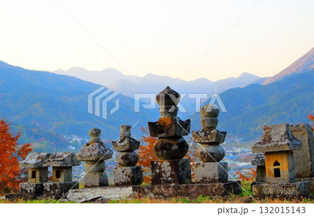 11月の信州青木村の風景　　　信州の風景 132015143