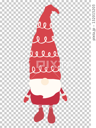 Christmas vector illustration of a Nordic fairy Tomte Christmas vector illustration of a Nordic fairy Tomte 132015203