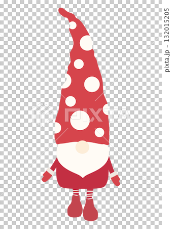 Christmas vector illustration of a Nordic fairy Tomte Christmas vector illustration of a Nordic fairy Tomte 132015205