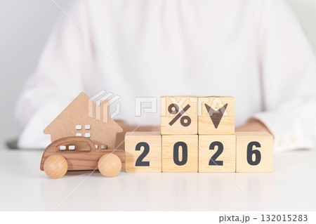 2026 New Year with percentage change to UP and Down arrow with car and Home model. Car loan, Interest rate, real estate, house, Insurance, Financial, Repair, Tax, mortgage and Maintenance 2026 New Year with percentage change to UP and Down arrow with car and Home model. Car loan, Interest rate, real estate, house, Insurance, Financial, Repair, Tax, mortgage and Maintenance 132015283