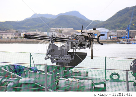 掃海艇あおしま　多銃身機銃 132015413