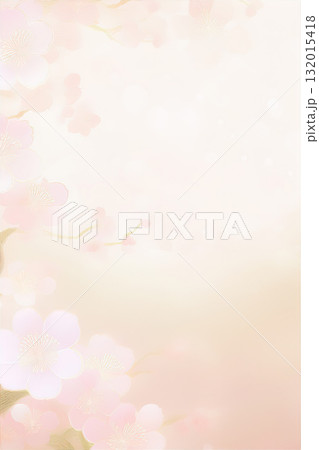 淡い和柄の背景素材 淡い和柄の背景素材 132015418