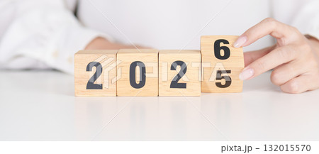 2025 change to 2026 year block on table. goal, Resolution, strategy, plan, start, budget, mission, action, motivation and New Year concepts 2025 change to 2026 year block on table. goal, Resolution, strategy, plan, start, budget, mission, action, motivation and New Year concepts 132015570