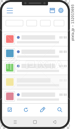 Smartphone screen sample email Smartphone screen sample email 132015693