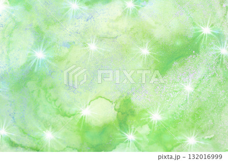 可愛いフレーム 水彩 ふわふわ 水彩風 132016999