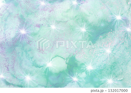 可愛いフレーム 水彩 ふわふわ 水彩風 132017000