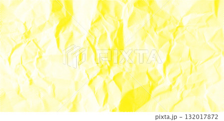 Yellow cmyk halftone wrinkled newspaper bg with circle dot pattern Yellow cmyk halftone wrinkled newspaper bg with circle dot pattern 132017872