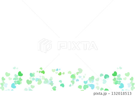 ハートの枠　ライン 132018513