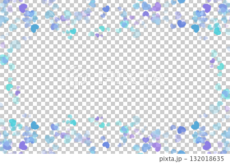 ハートの枠　ライン 132018635