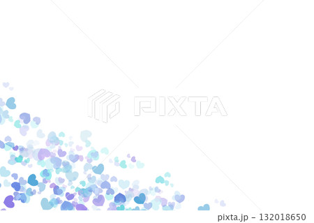 ハートの枠　ライン 132018650