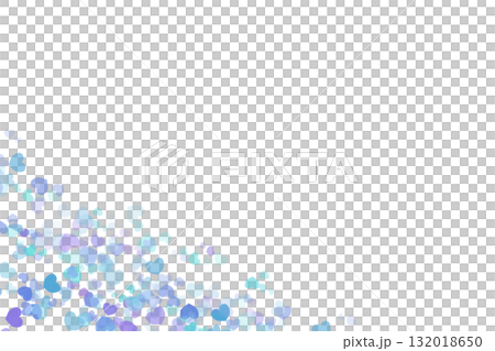 ハートの枠　ライン 132018650