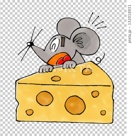 チーズとネズミのキャラクター 132018931