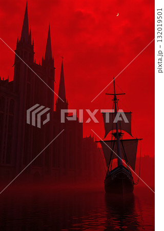 紅の霧と黒の帆 132019501