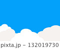 背景素材　青い空と白い雲 132019730