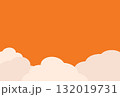 背景素材　夕焼けの空 132019731