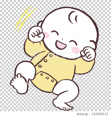 Laughing baby illustration 132020115
