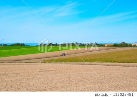 農作業　美瑛町 132022481