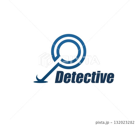 Police detective investigator icon or badge. Private detective symbol, police inspector graphic vector sign. Security agency investigator company icon or emblem with abstract magnifying glass Police detective investigator icon or badge. Private detective symbol, police inspector graphic vector sign. Security agency investigator company icon or emblem with abstract magnifying glass 132023282