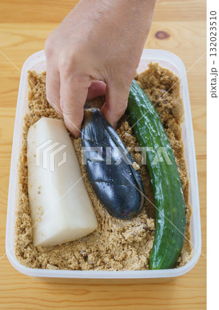 ぬか漬け(ナス・きゅうり・大根) 132023510