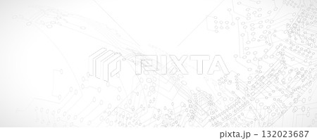 Abstract scientific circuit technology concept board background 132023687