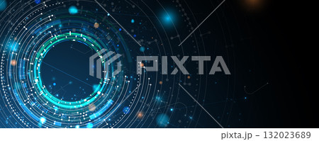 Abstract scientific circuit technology concept board background Abstract scientific circuit technology concept board background 132023689